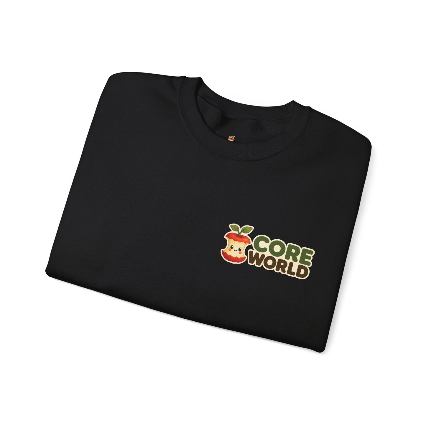 Core World Essential Crewneck Sweatshirt – Apple Core Mascot