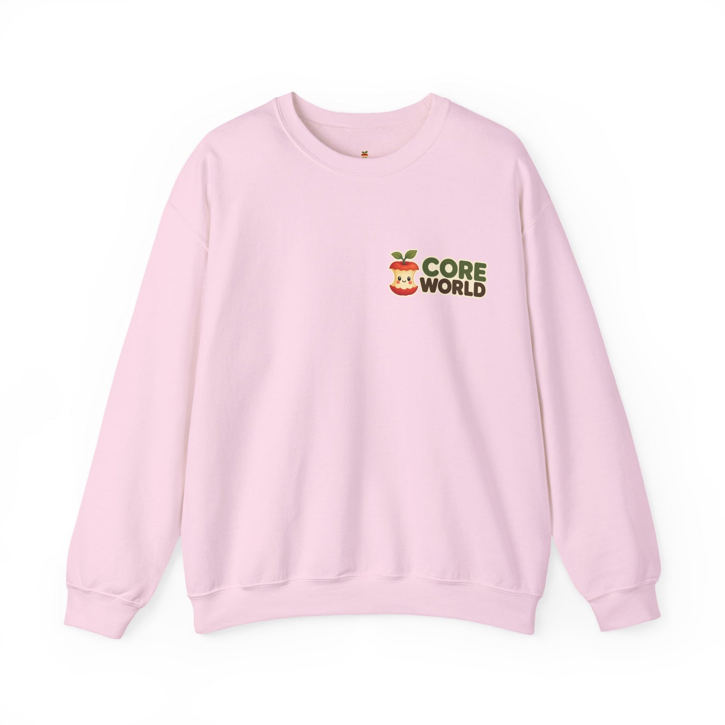Core World Essential Crewneck Sweatshirt – Apple Core Mascot