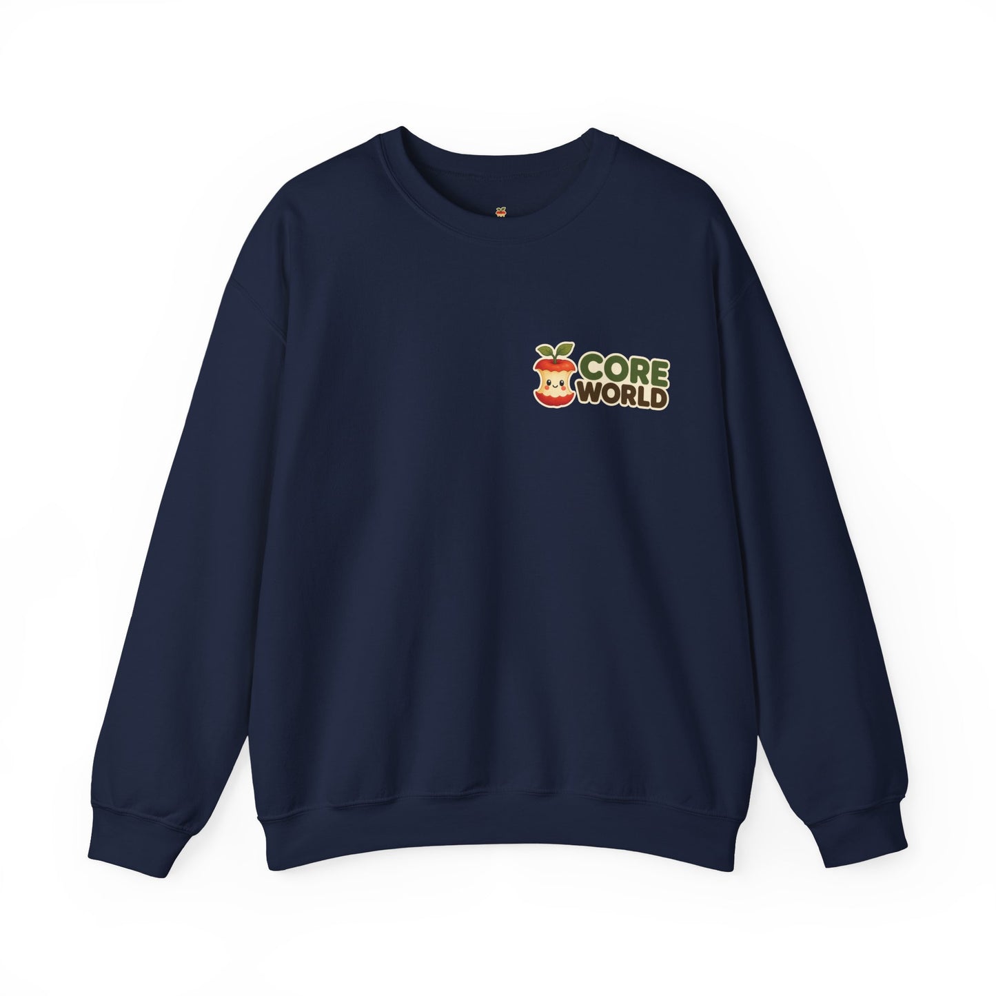 Core World Essential Crewneck Sweatshirt – Apple Core Mascot