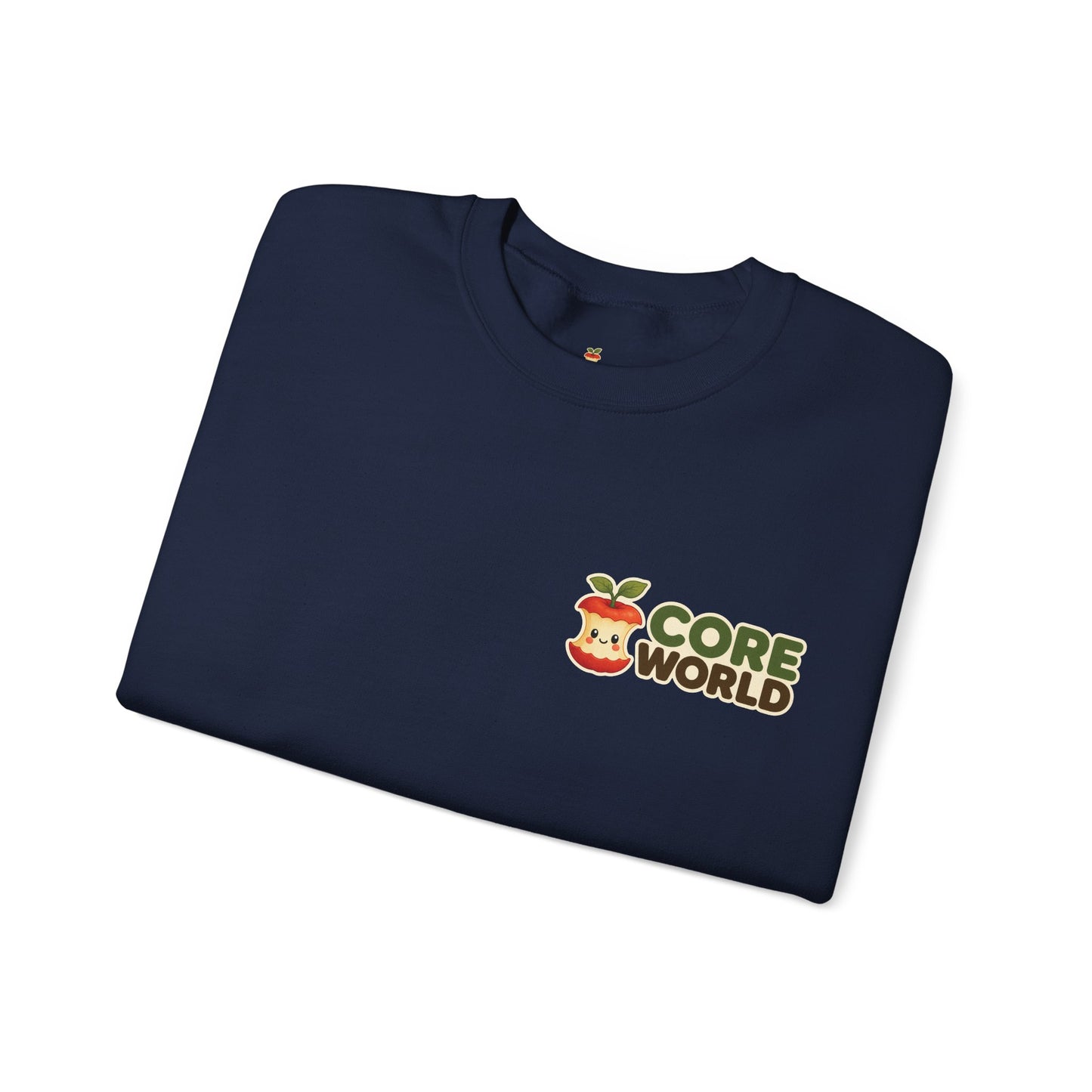 Core World Essential Crewneck Sweatshirt – Apple Core Mascot