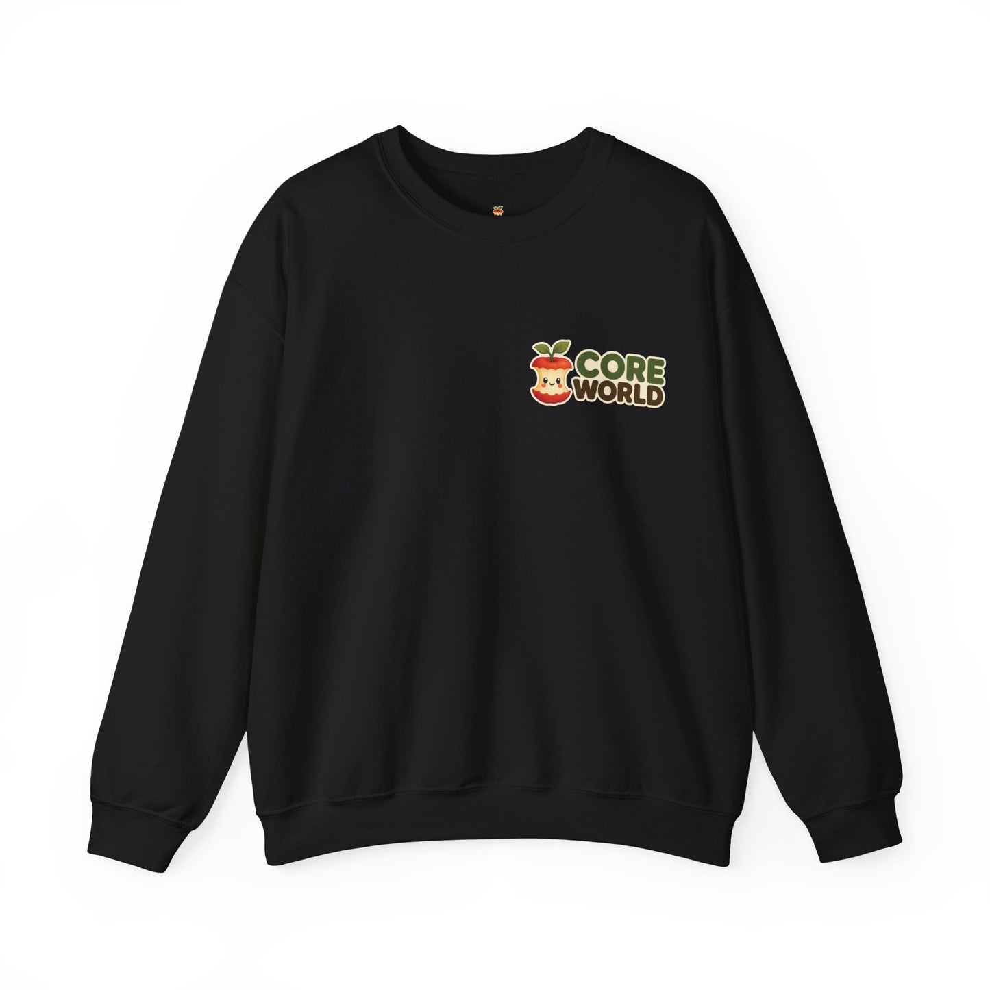 Core World Essential Crewneck Sweatshirt – Apple Core Mascot