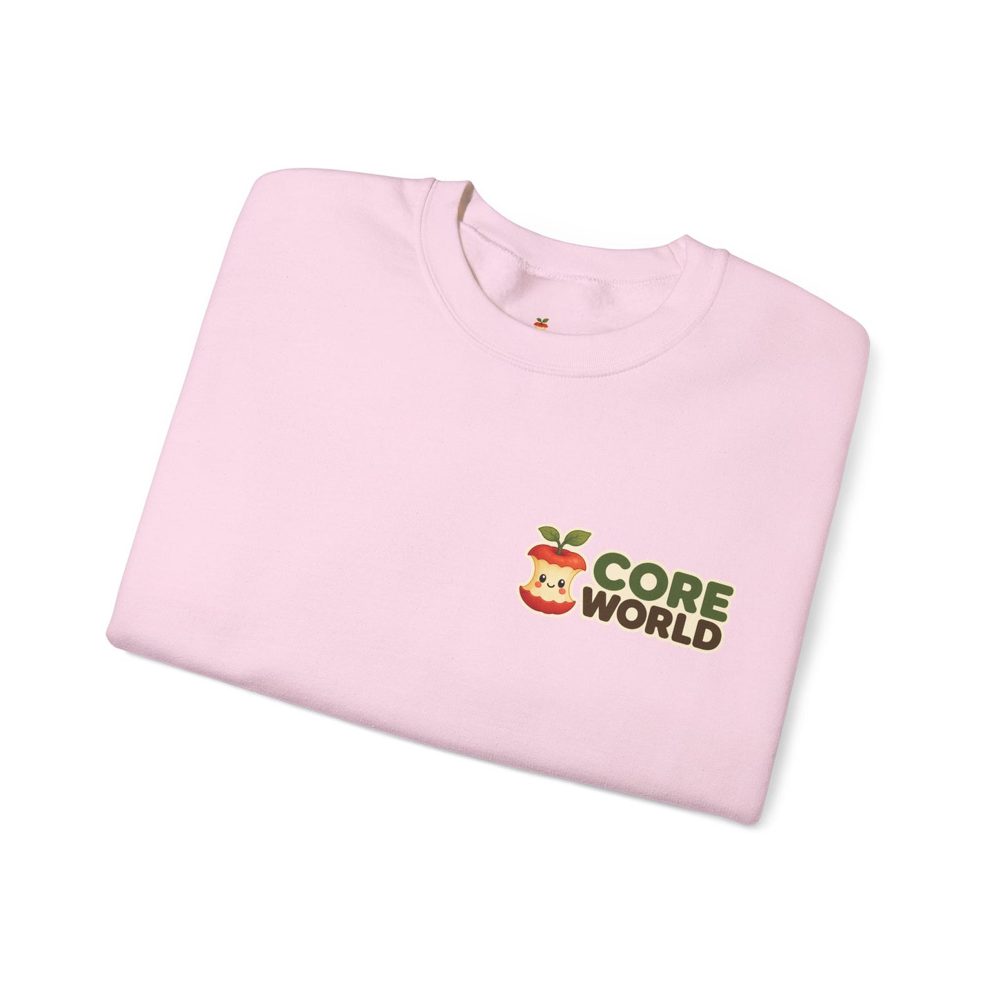 Core World Essential Crewneck Sweatshirt – Apple Core Mascot