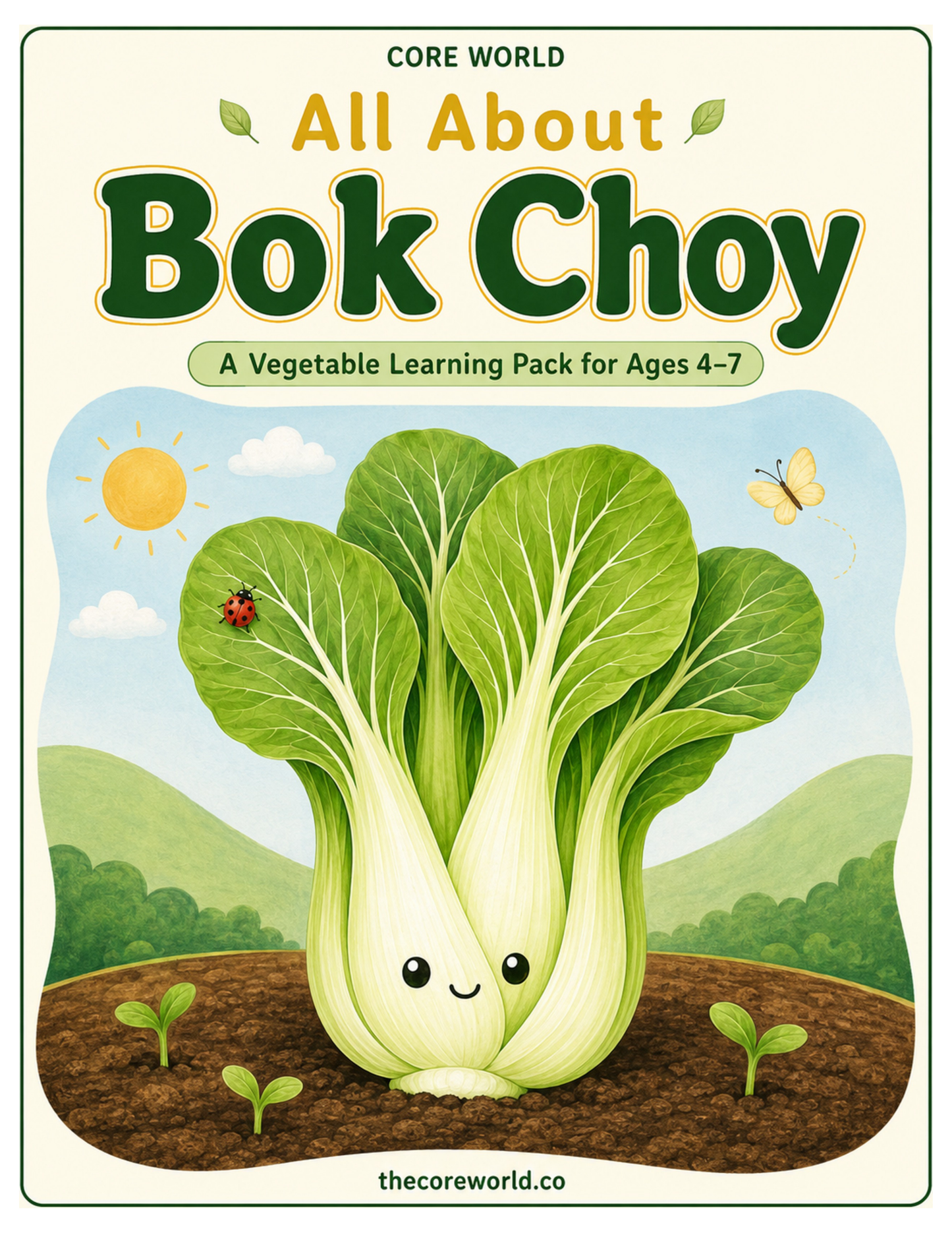 All About Bok Choy | Vegetable Learning Pack for Ages 4–7